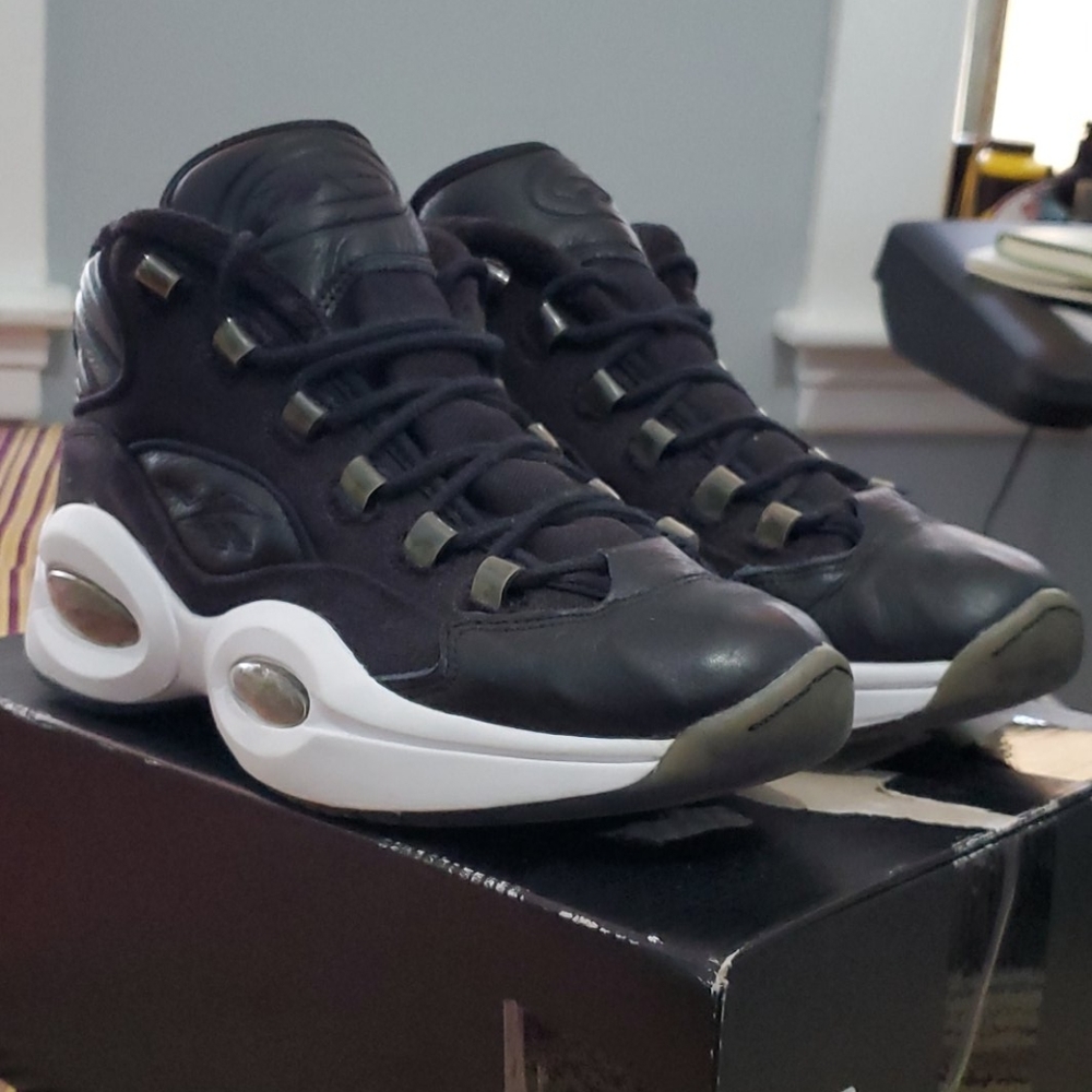 Reebok question black canvas v47663